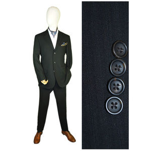 PRONTO UOMO PLATINUM TRAVELOOK 42L 36W GRAY SUIT